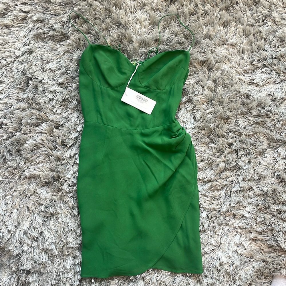 NWT Reformation: Saoirse Dress in Kelly Green